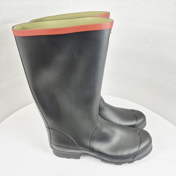 Hunter Argyll Full Knee Rubber Wellington Boots Black Men’s Size US 14 - Picture 3 of 10